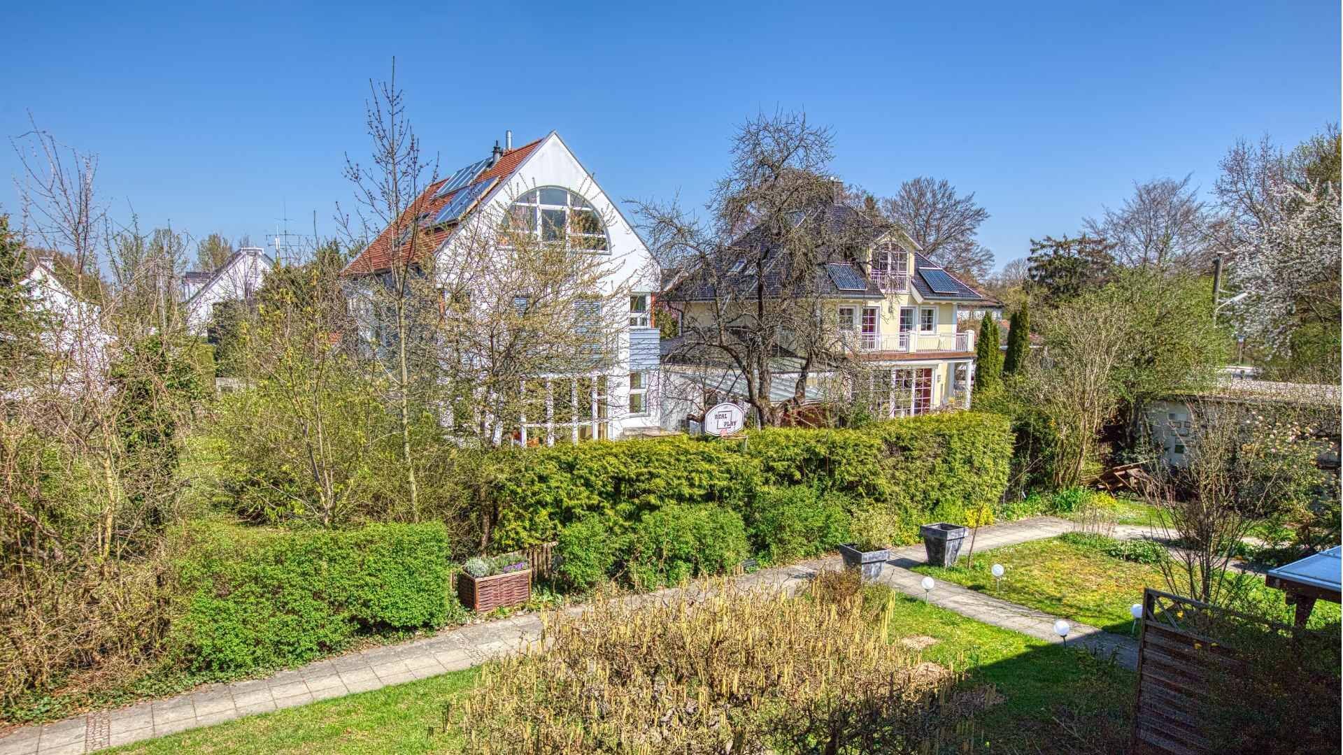 Obermenzing Reihenhaus Blick aus dem Fenster