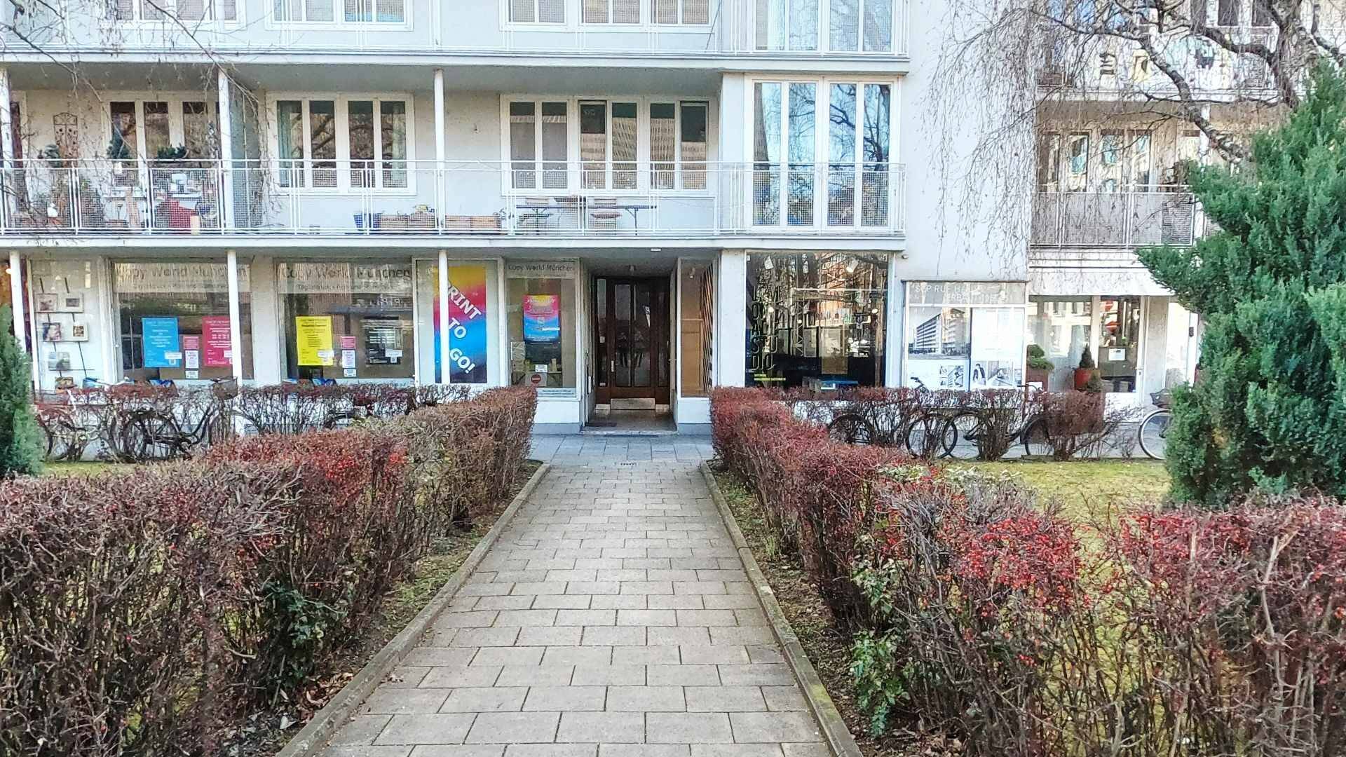 Maxvorstadt Laden Hausansicht