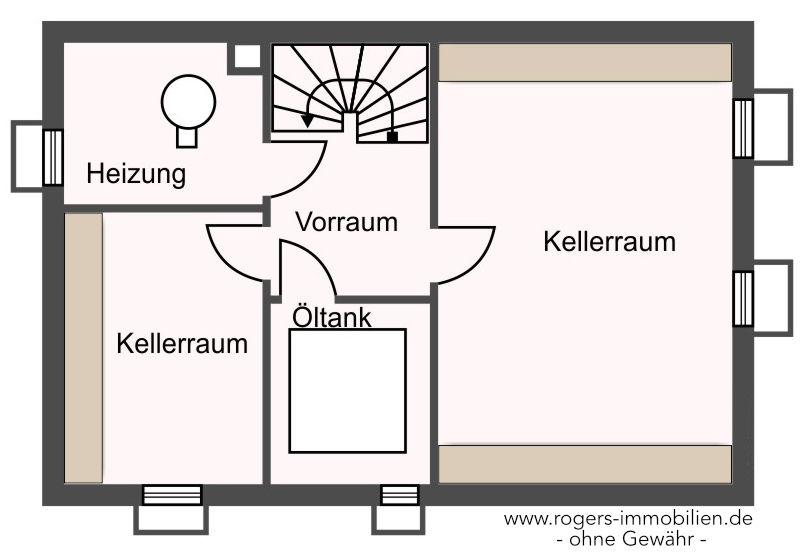 Grundriss Haus Untergeschoss